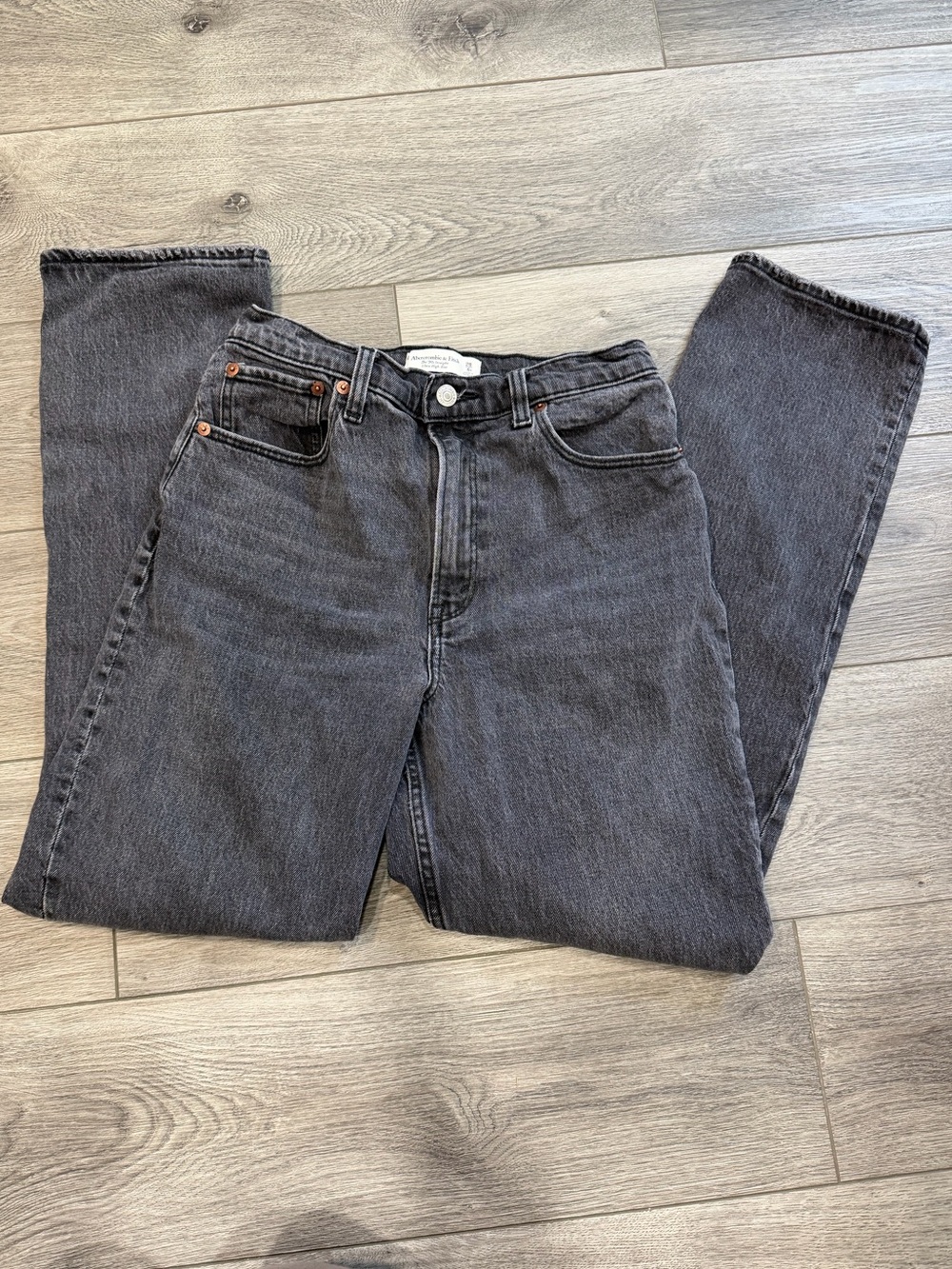 Abercrombie & Fitch 90’s Straight Ultra High Rise Curve Love Jeans